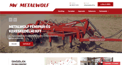 Desktop Screenshot of metalwolf.hu